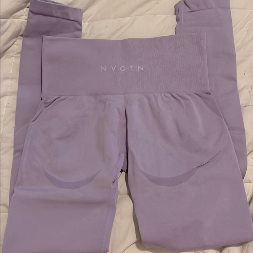 NVGTN Countour Seamless Leggings-Light Purple
